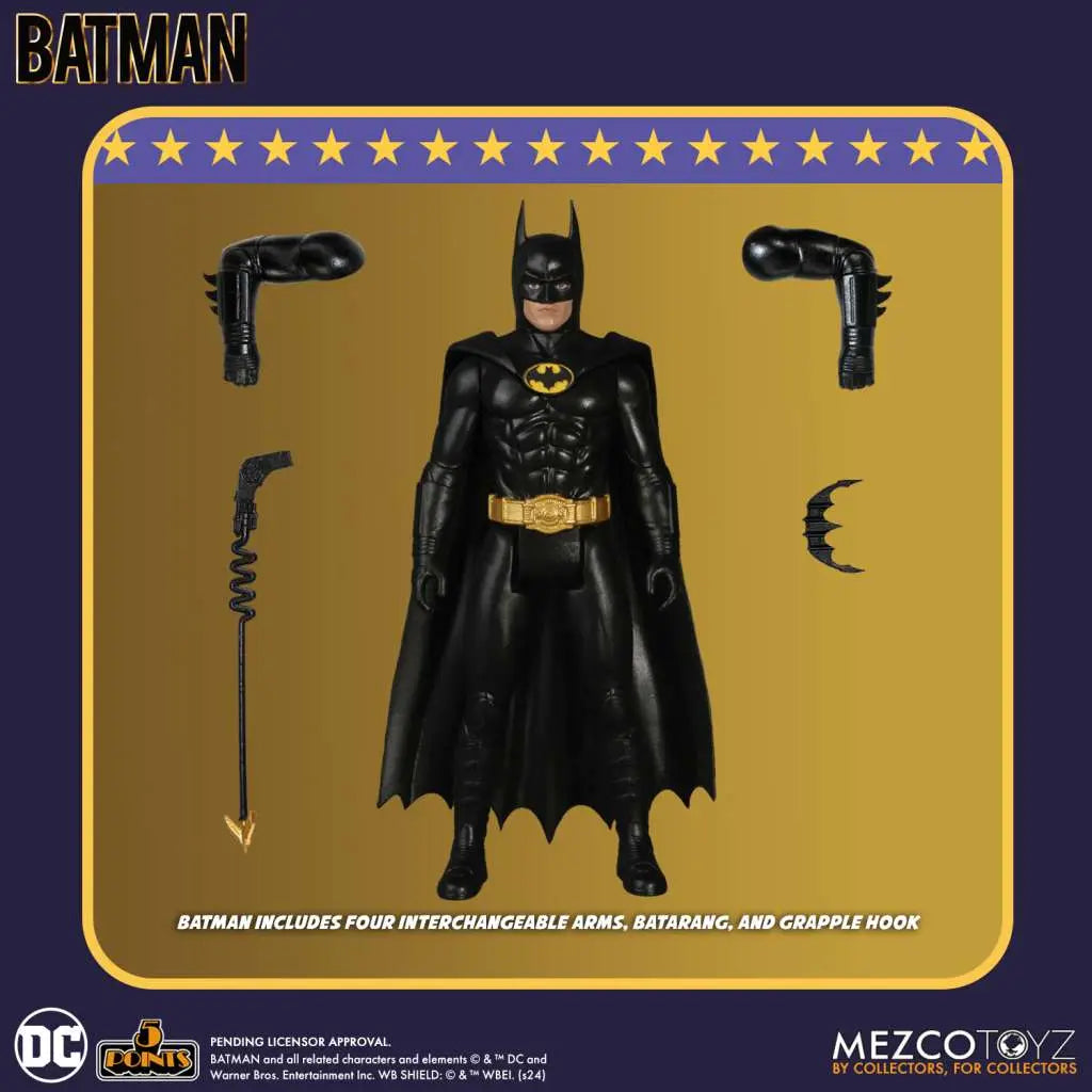5 POINTS 1989 BATMAN AF SET (3)