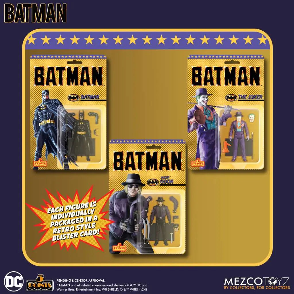 5 POINTS 1989 BATMAN AF SET (3)