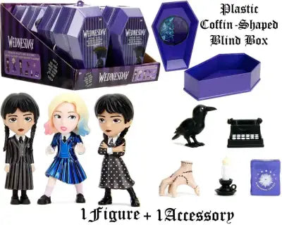 WEDNESDAY METAL FIGURE COUNTER DISPLAY DELUXE (8)