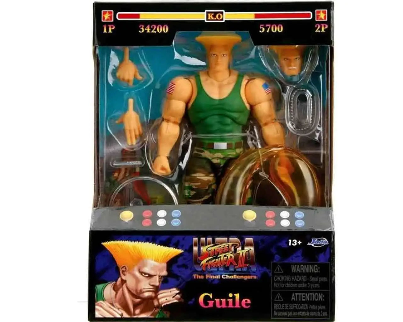 STREET FIGHTER 2 GUILE 1/12 DELUXE ACTION FIGURE