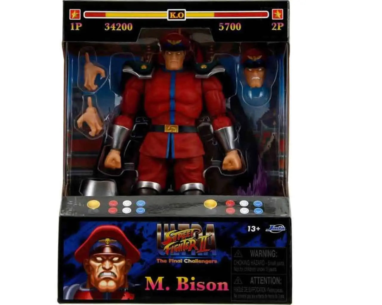 STREET FIGHTER 2 MR BISON 1/12 DELUXE ACTION FIGURE