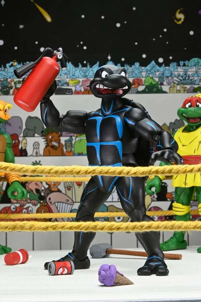 TMNT ARCHIE COMICS STUMP WRESTLING TURTLES AF 4-PK