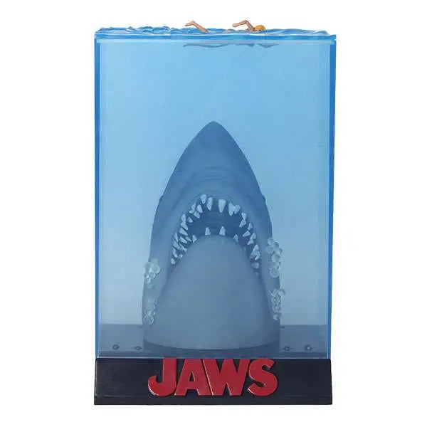 JAWS 3D MOVIE POSTER 50TH ANNIVERSARY LIGHT UP FIGURE