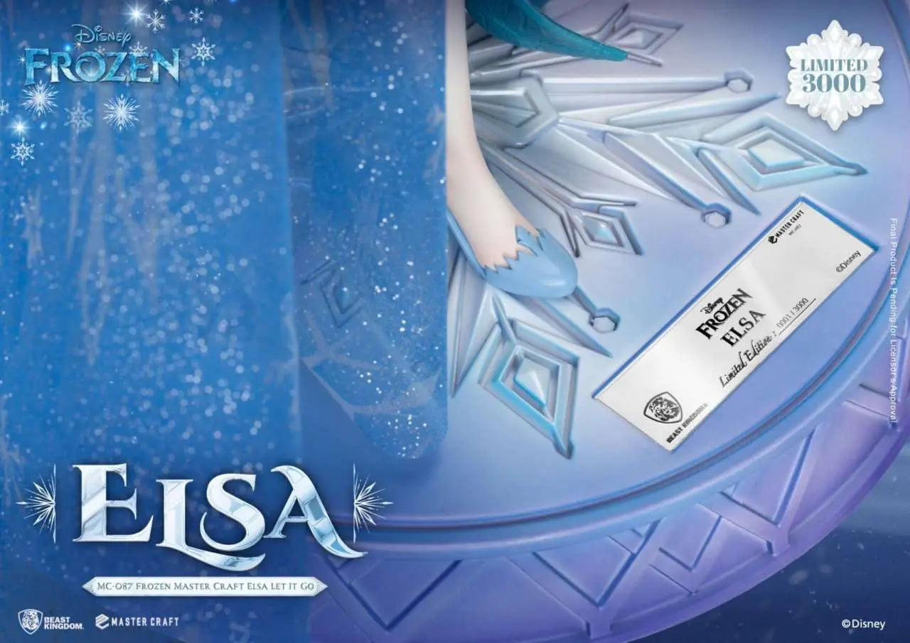 FROZEN ELSA LET IT GO MASTERCRAFT STATUE