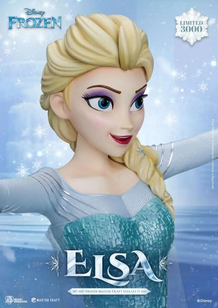 FROZEN ELSA LET IT GO MASTERCRAFT STATUE