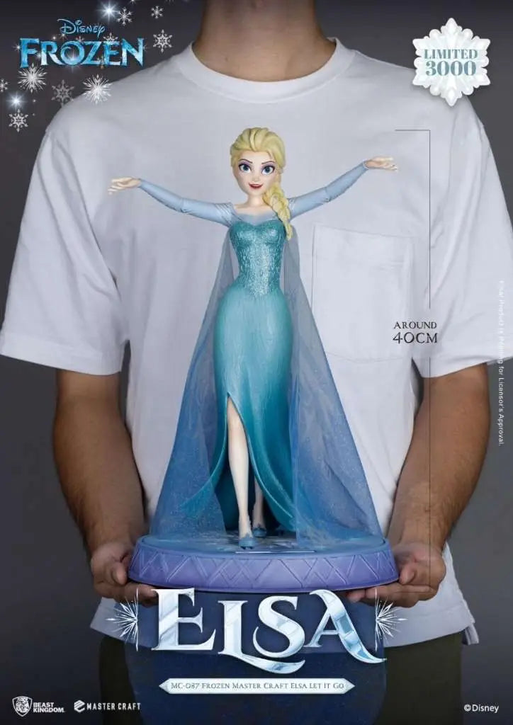 FROZEN ELSA LET IT GO MASTERCRAFT STATUE