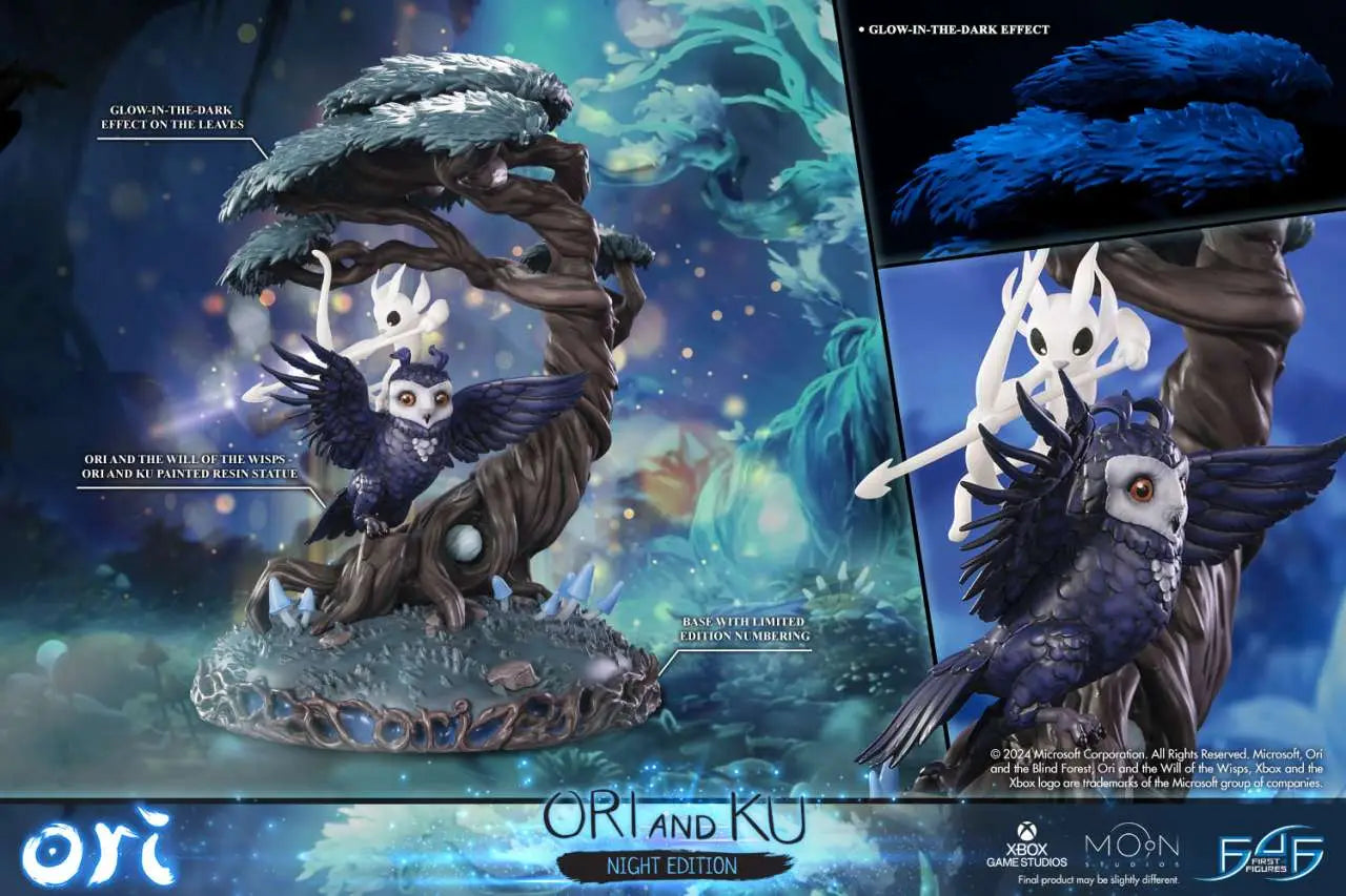 ORI AND THE WILL OF THE WISPS  ORI AND KU NIGHT VAR STATUE