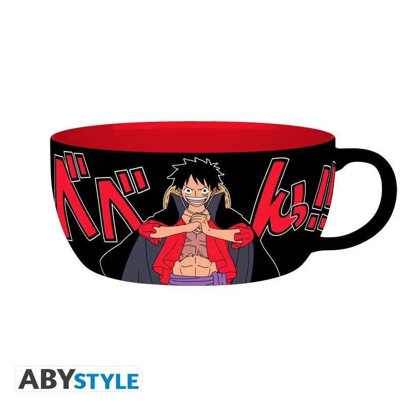 ONE PIECE LUFFY BREAKFAST SET MUG & BOWL