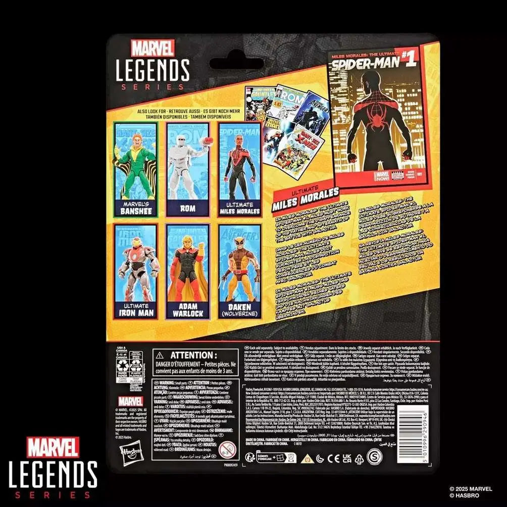 MARVEL LEGENDS MINI COMICS ULTIMATE MILES MORALES SPIDER-MAN ACTION FIGURE