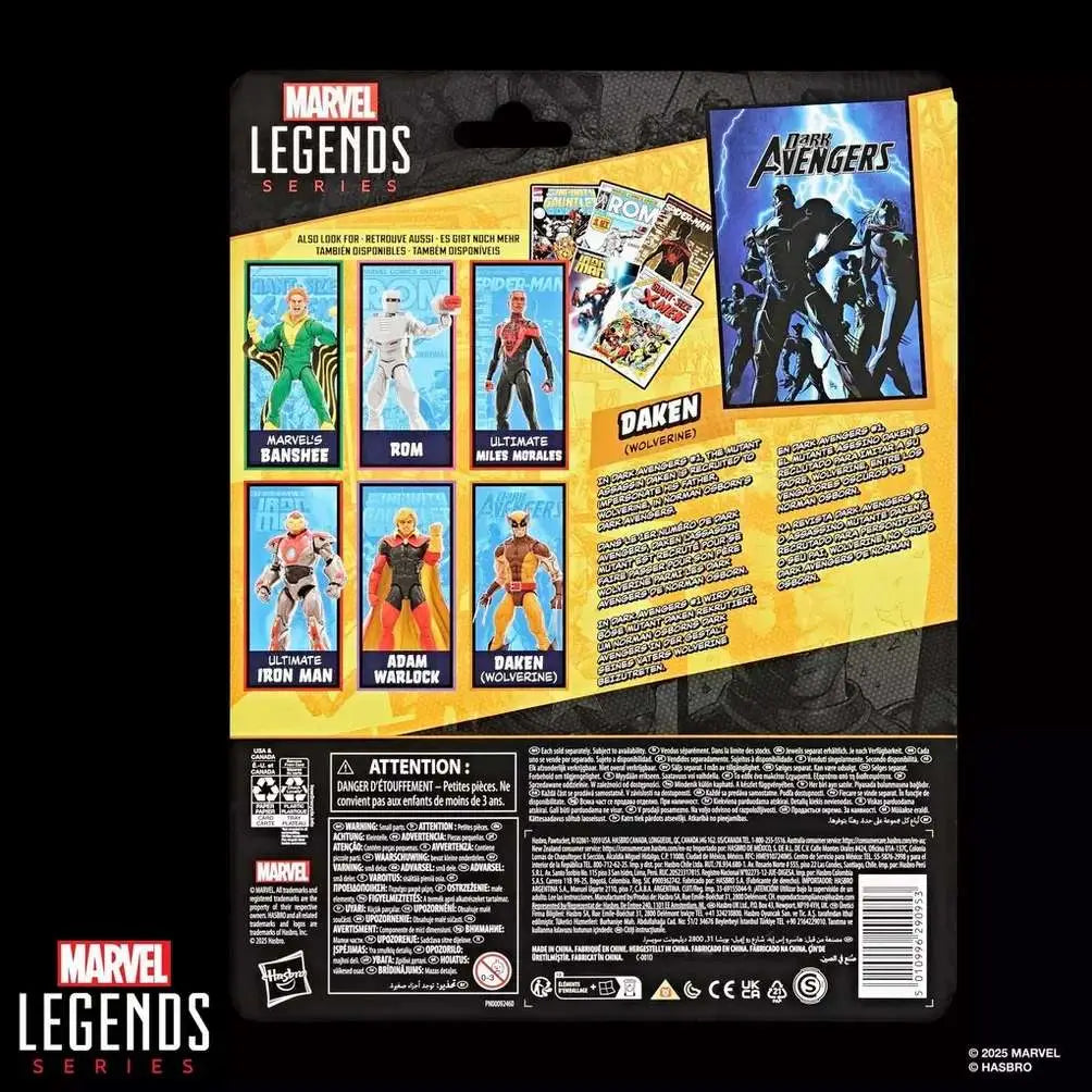 MARVEL LEGENDS MINI COMICS DAKEN WOLVERINE ACTION FIGURE