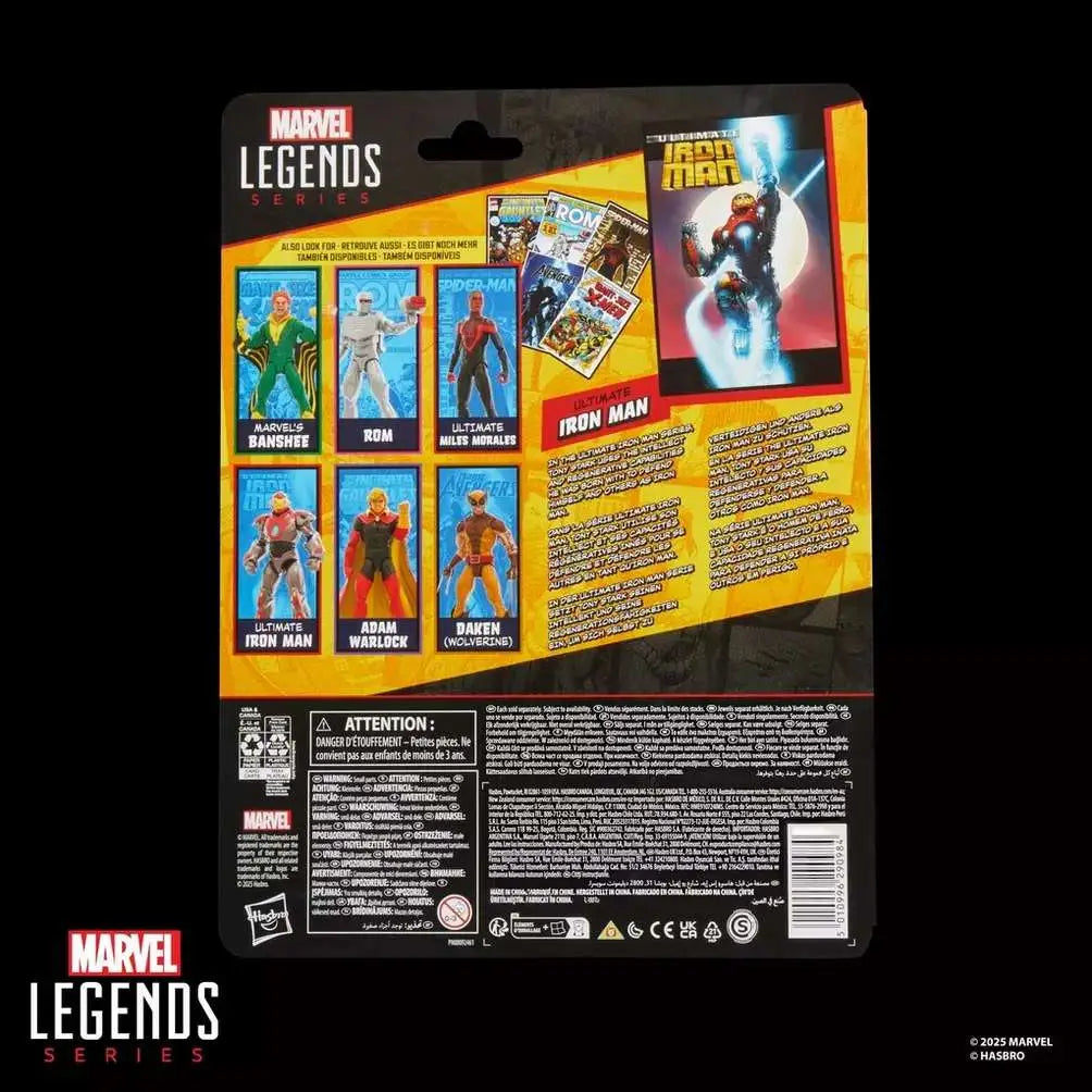 MARVEL LEGENDS MINI COMICS ULTIMATE IRON MAN ACTION FIGURE
