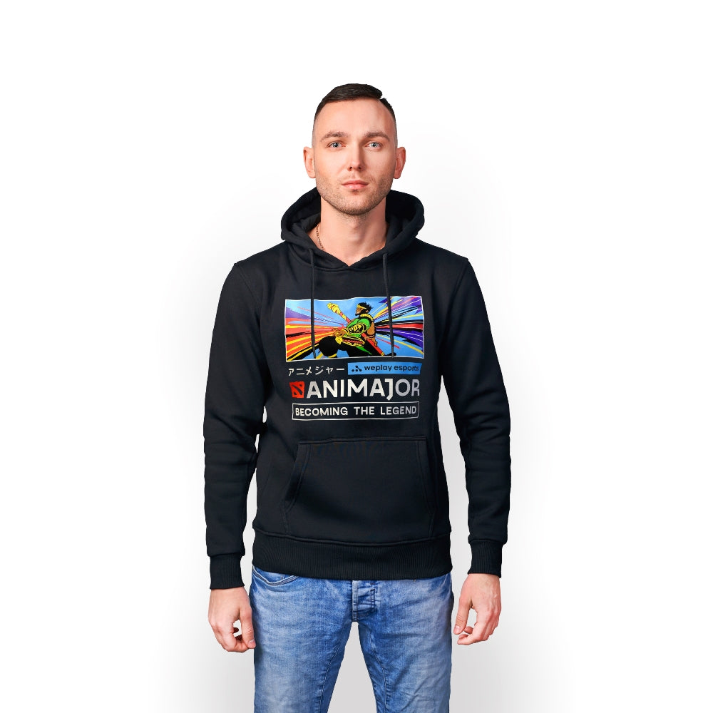 Animajor - Dota 2 Hoodie Black Monkey King, 2XL