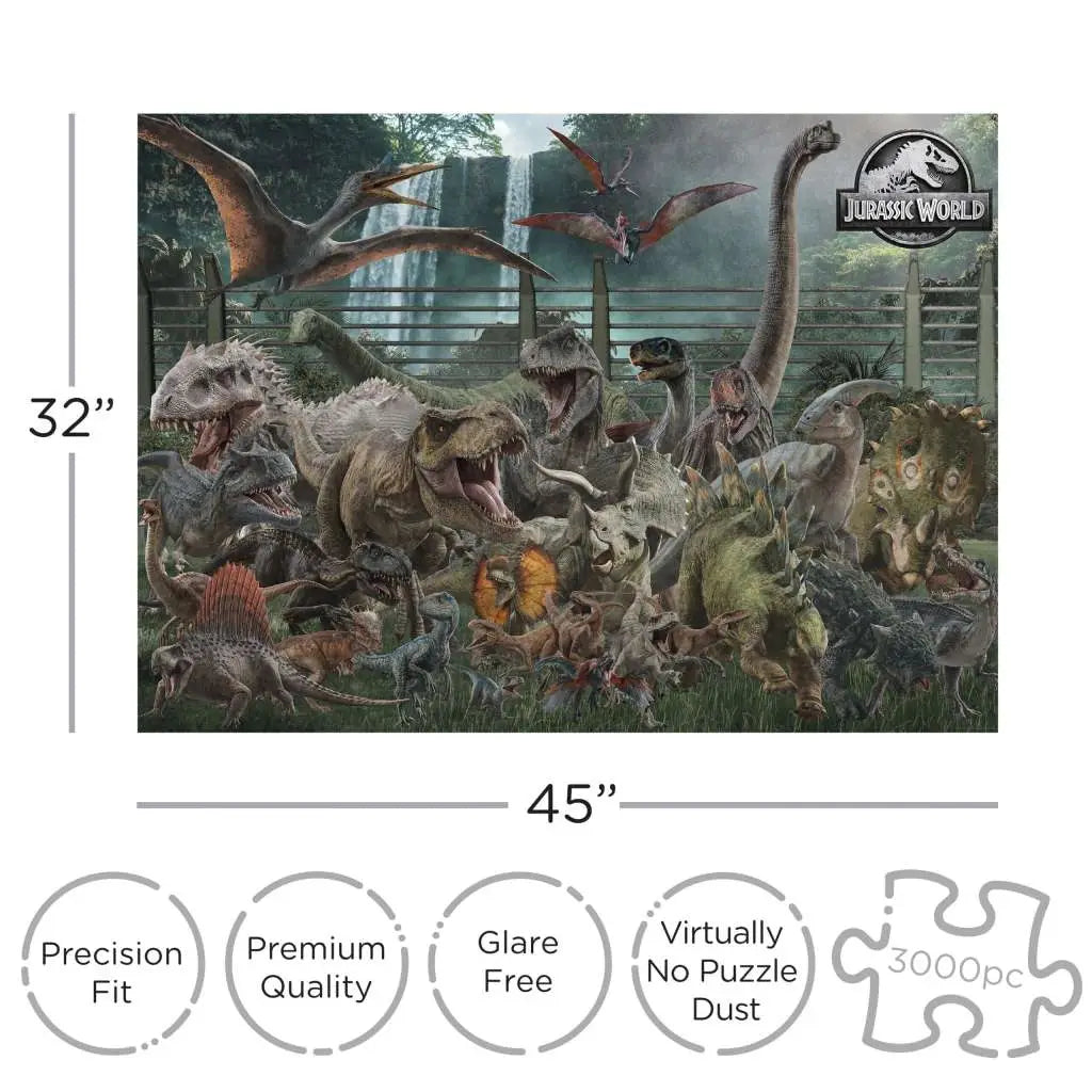 JURASSIC WORLD 3000 PCS JIGSAW PUZZLE