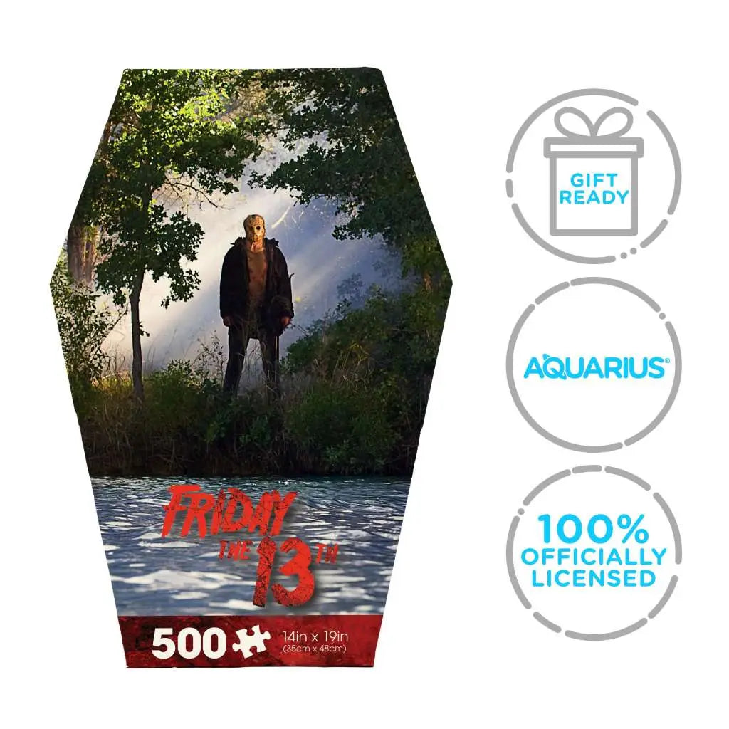 FRIDAY THE 13TH COFFIN BOX 500 PIECE JIGSAW PUZZLE