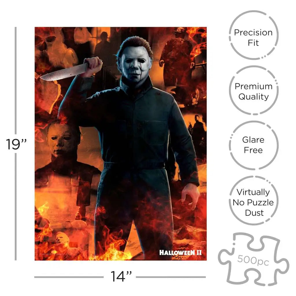 HALLOWEEN II COFFIN BOX 500 PIECE JIGSAW PUZZLE