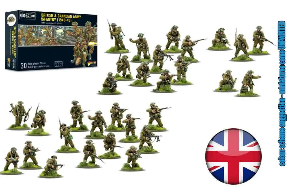 BOLT ACTION - BRITISH & CANADIAN ARMY INFANTRY (1943-45)