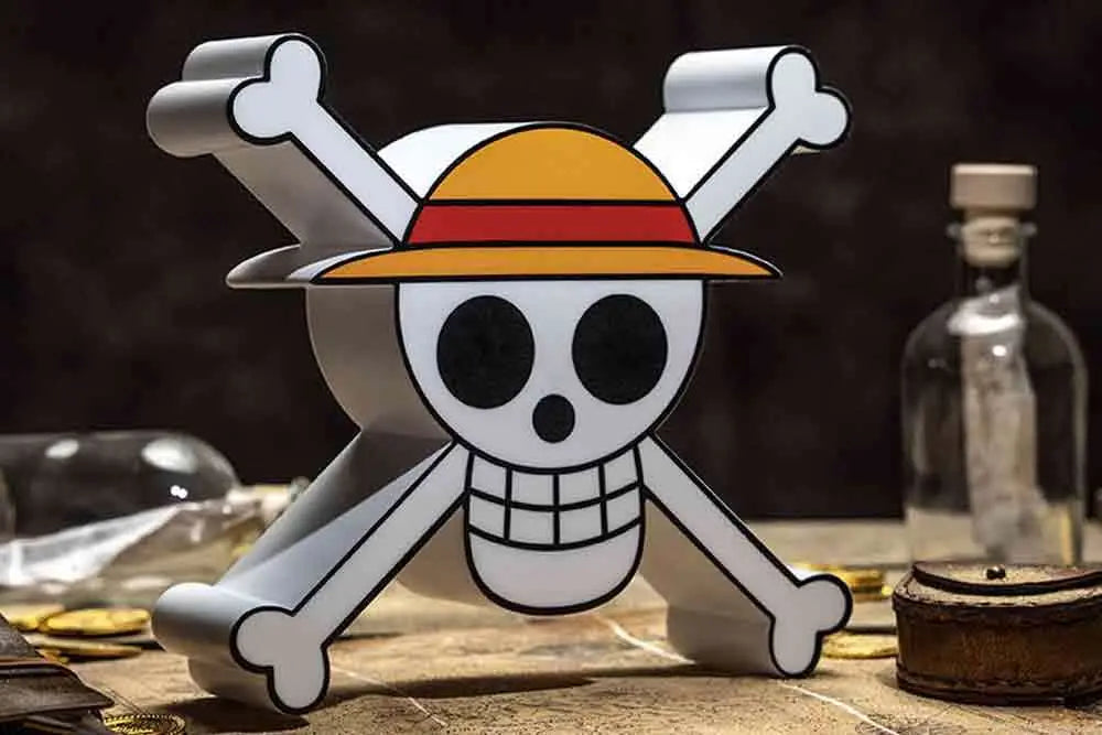 ONE PIECE STRAW HAT JOLLY ROGER LAMP