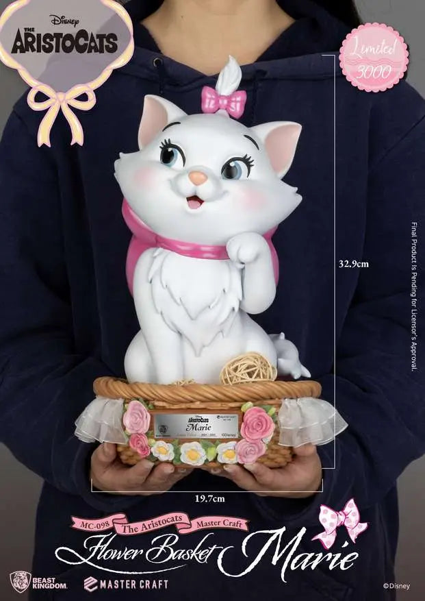 ARISTOCATS FLOWER BASKET MARIE MASTER CRAFT STATUE
