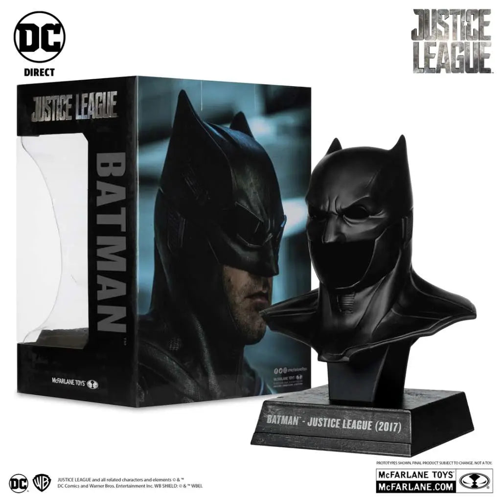 DC DIRECT BATMAN 1:3 COWL PROP REPLICA JUSTICE LEAGUE TACTICAL SUIT