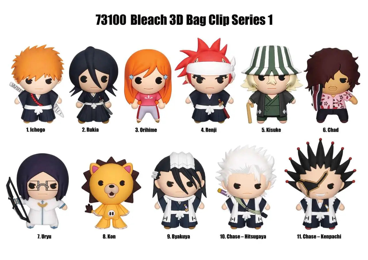 BLEACH 3D BAG CLIP BLIND BOX DISPLAY (24)