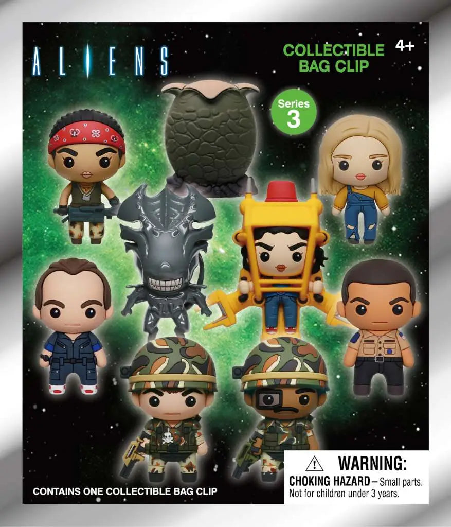 ALIENS S.3 3D BAG CLIP BLIND BOX DISPLAY (24)