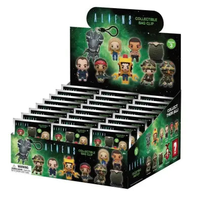 ALIENS S.3 3D BAG CLIP BLIND BOX DISPLAY (24)