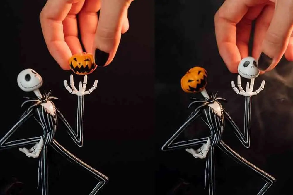 THE NIGHTMARE BEFORE CHRISTMAS JACK FIGURE 3D PERPETUAL CALENDAR