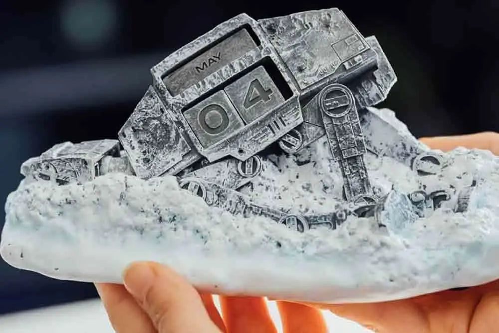 STAR WARS  ATAT WALKER DESTROYED 3D PERPETUAL CALENDAR