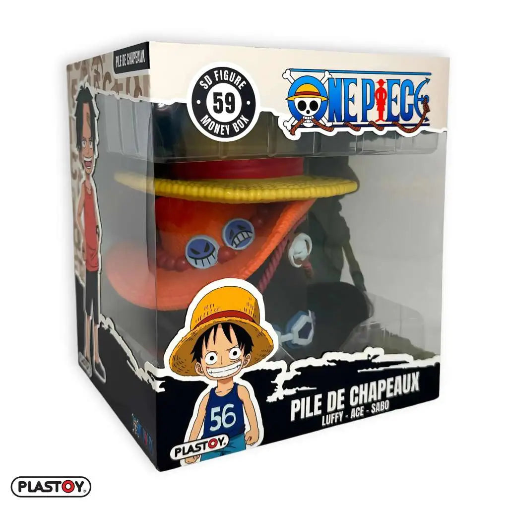 ONE PIECE STACK OF HATS MONEY BOX