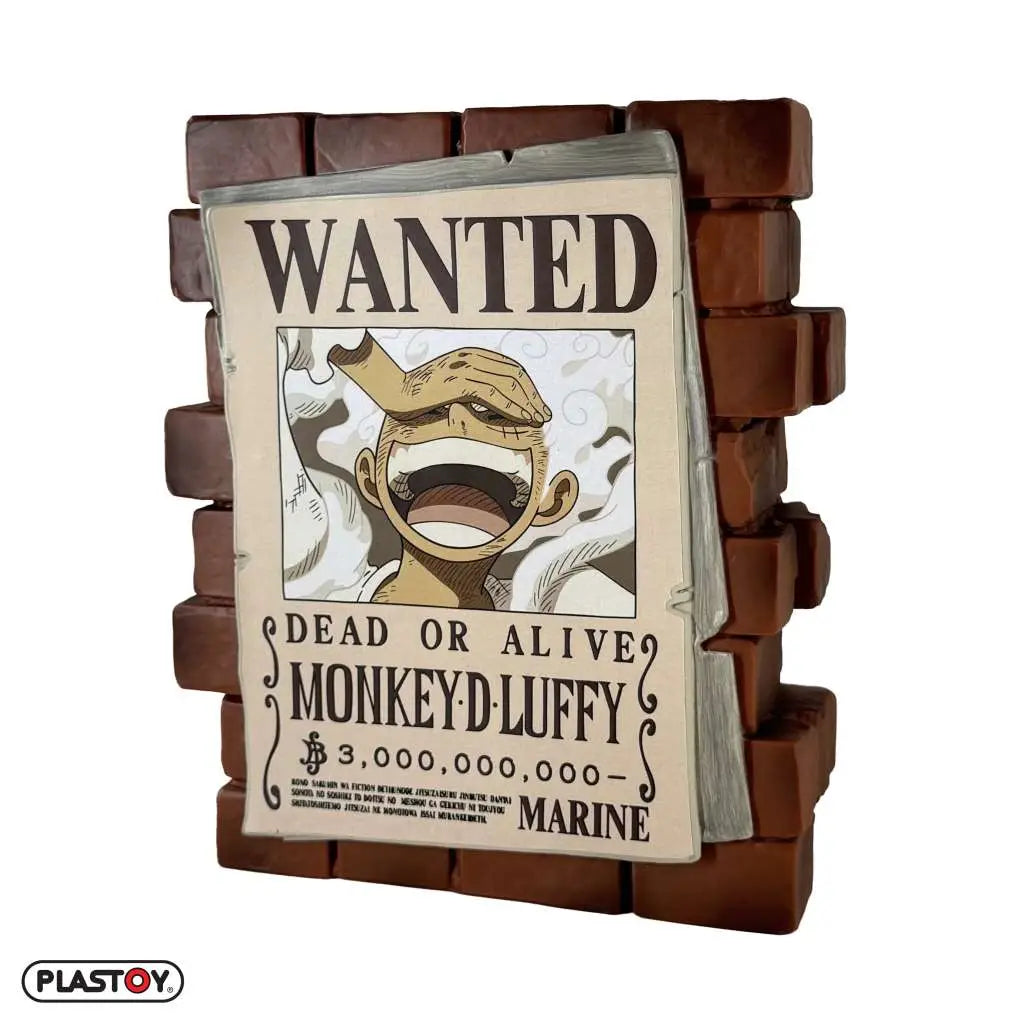 ONE PIECE POSTER WANTED LUFFY MONEY BOX