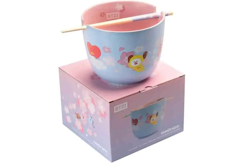 BT21 RAMEN BOWL WITH CHOPSTICKS