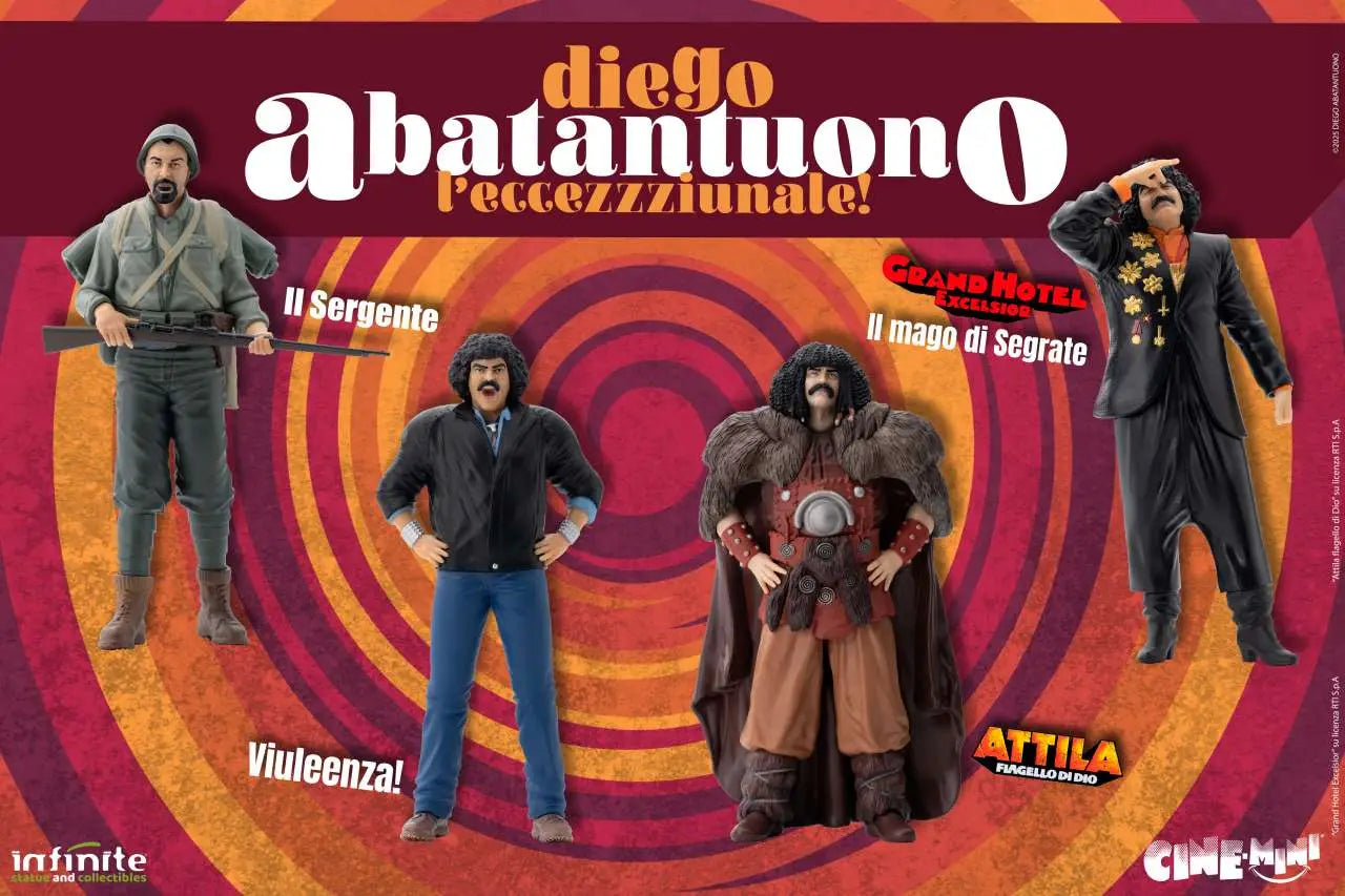 DIEGO ABATANTUONO ATTILA IL FLAGELLO DI DIO CINE-MINI PVC