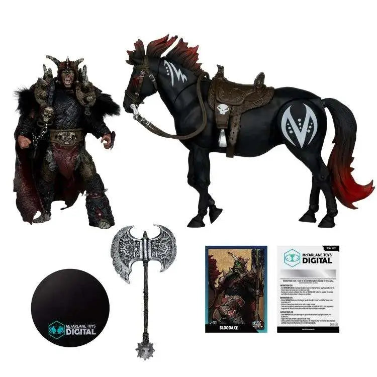 SPAWN: THE DARK AGES SPAWN THE BLOODAXE WITH HORSE AF TWO-PACK