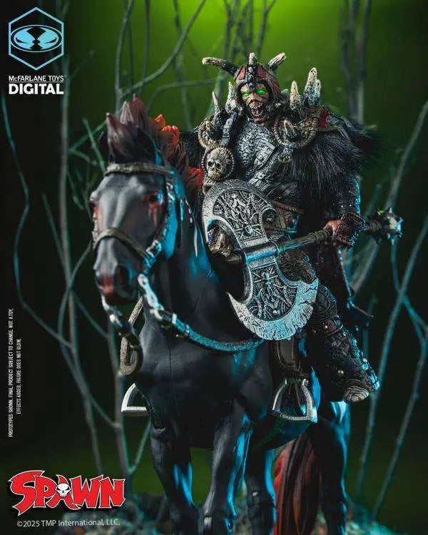 SPAWN: THE DARK AGES SPAWN THE BLOODAXE WITH HORSE AF TWO-PACK
