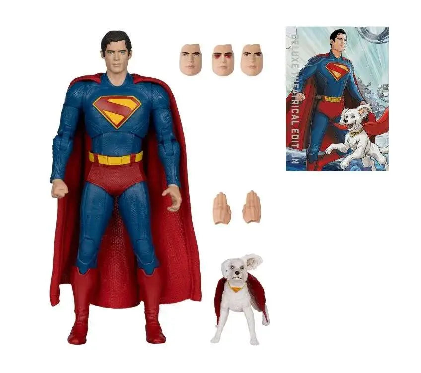 DC THEATRICAL DLX SUPERMAN MOVIE ASST 7INCH AF SET (6)
