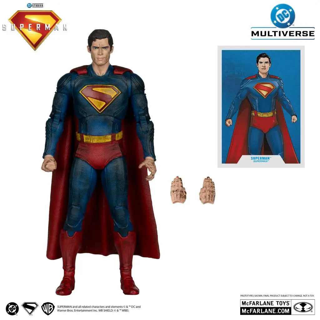 DC THEATRICAL DLX SUPERMAN MOVIE ASST 7INCH AF SET (6)