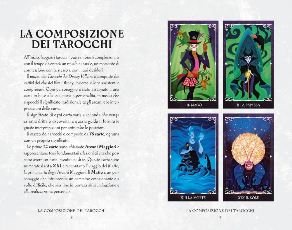 DISNEY VILLAINS TAROCCHI BOX