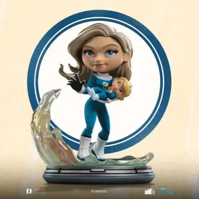 FANTASTIC FOUR FIRST STEPS INVISIBLE WOMAN AND FRANKLIN MINICO
