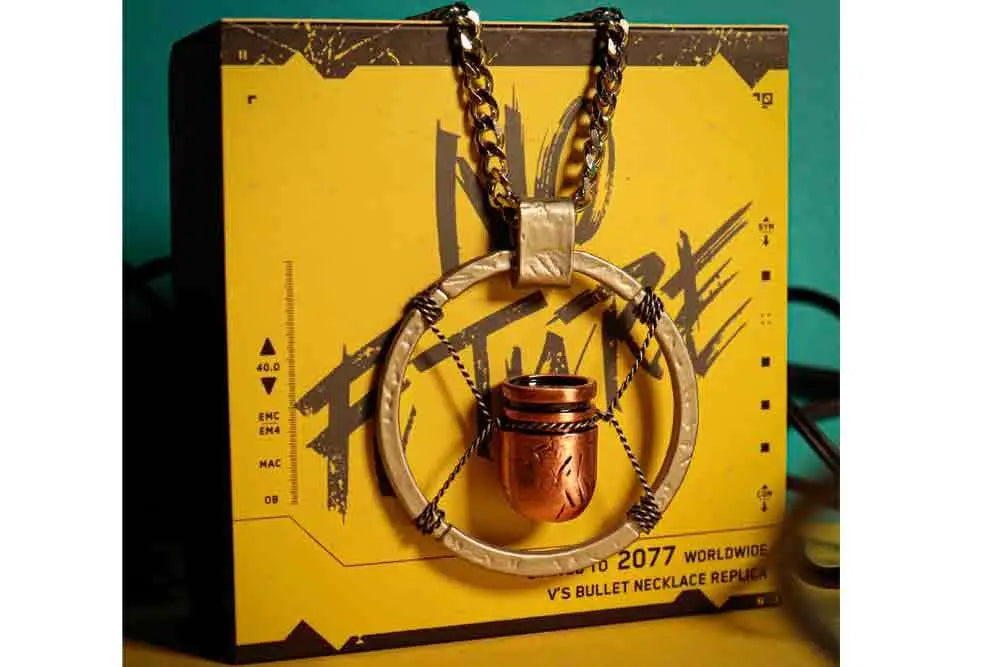 CYBERPUNK 2077 V’S BULLET NECKLACE