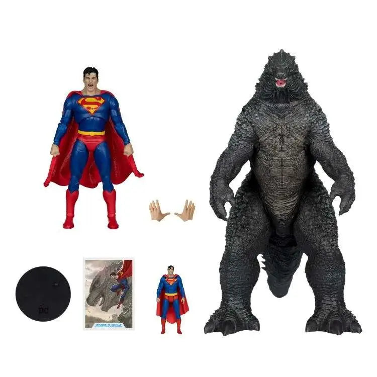 DC JUSTICE LEAGUE MONSTERVERSE SUPERMAN VS GODZILLA 2PK