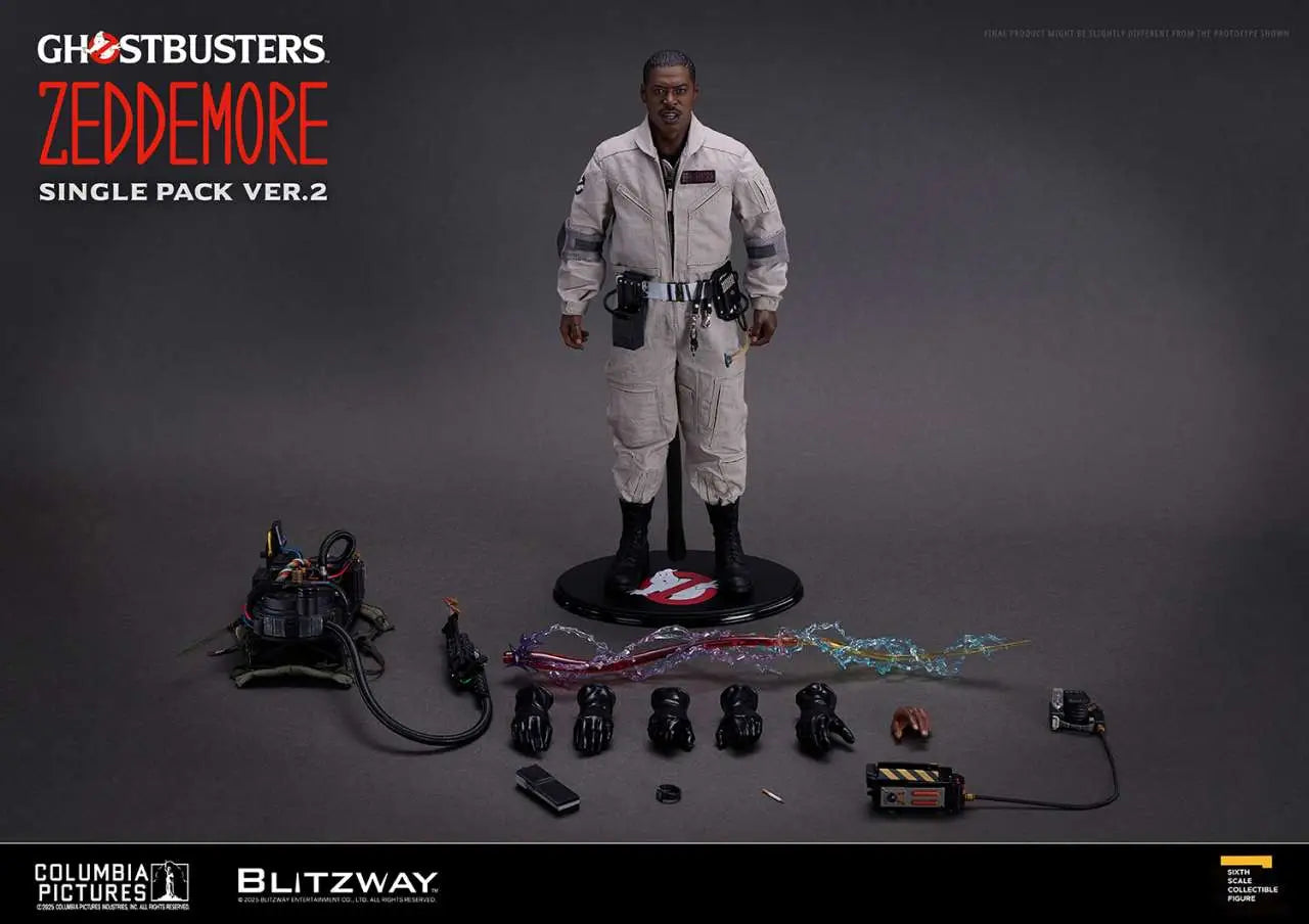 GHOSTBUSTERS  WINSTON ZEDDEMORE VER.2 1/6 ACTION FIGURE