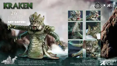 RAY HARRYHAUSEN KRAKEN VINTAGE-STYLIZED SOFT-VINYL STATUE