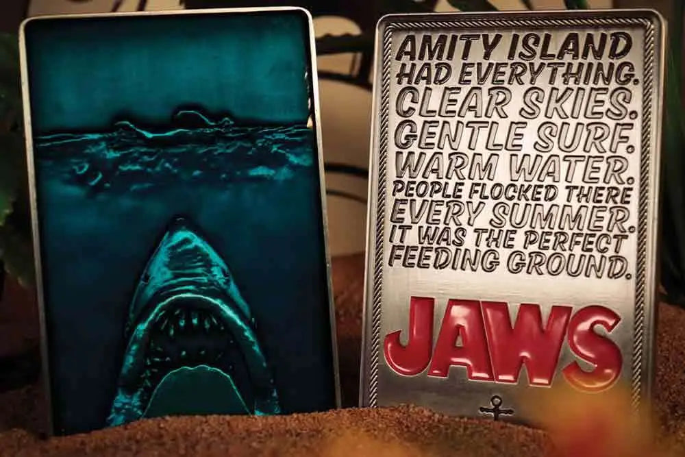JAWS 50TH ANNIVERSARY MOVIE POSTER INGOT