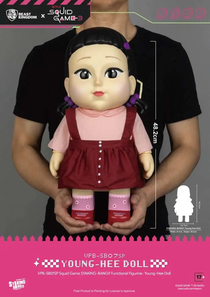SQUID GAME NETFLIX S3 SYAKING BANG YOUNG HEE DOLL FUNCTIONAL FIGURE