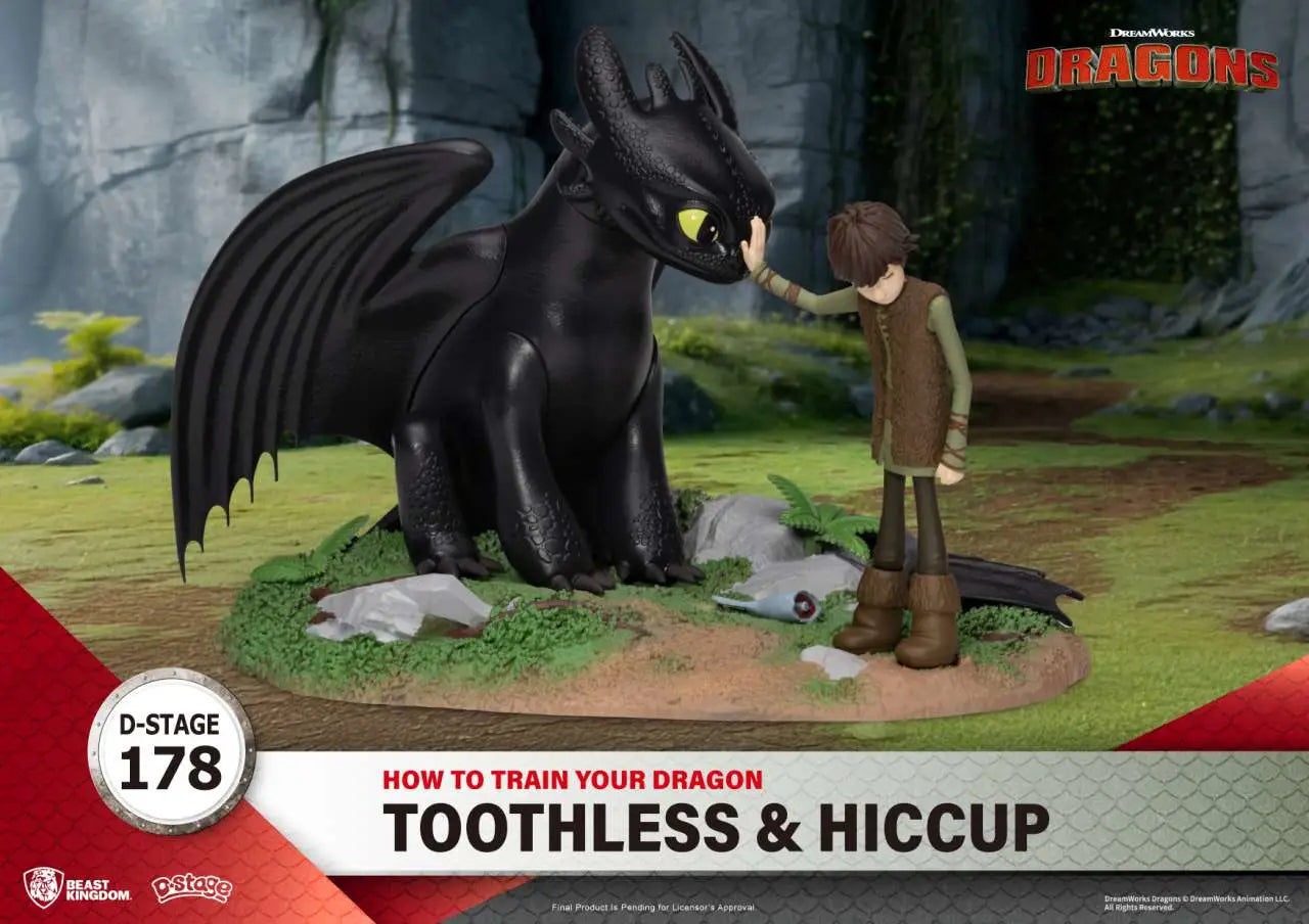 HOW TO TRAIN YOUR DRAGON TOOTHLESS & HICCUP