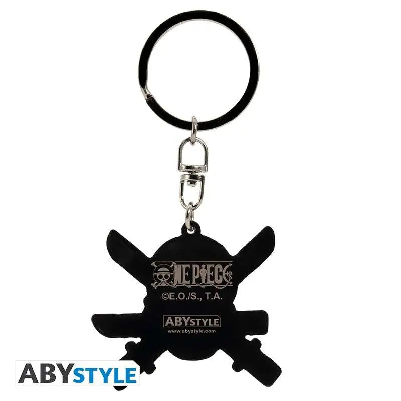ONE PIECE RORONOA ZORO EMBLEM KEYCHAIN