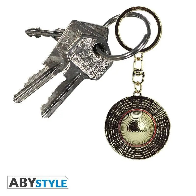 ONE PIECE LUFFY'S HAT KEYCHAIN 3D