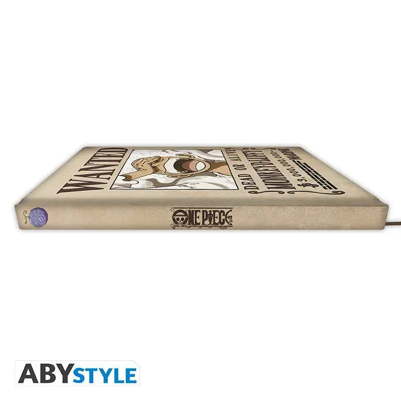 ONE PIECE WANTED LUFFY WANO NOTEBOOK A5