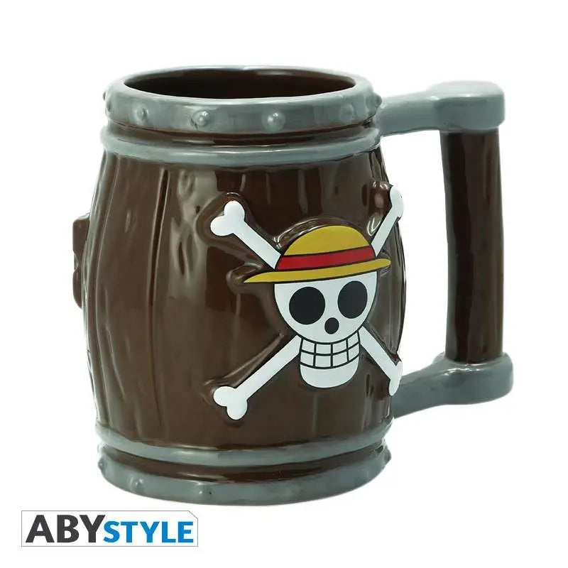ONE PIECE BARREL 3D MUG