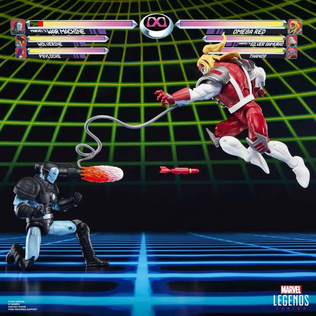 MARVEL LEGENDS GAMERVERSE WAR MACHINE VS OMEGA RED ACTION FIGURES